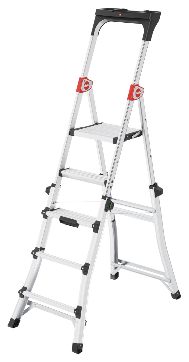 Küchenleiter mit zweistufigen tragbarem Leiter Color : A Haushaltsklappleiter hfhdqp kompakt und leicht zu verstauen kann als ein Pedal oder Steighilfe verwendet werden rutschfestes Pedale 