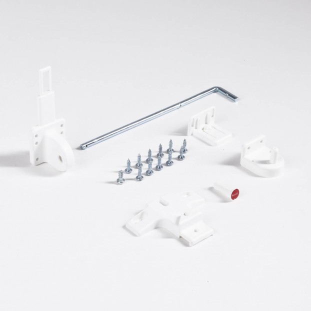 Mounting accessories, white